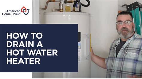 Draining hot water heater. Draining your water heater regularly allows it to work more efficiently and last longer. To drain your water heater: Turn off power or gas to hot water heater. Close cold water supply valve to water heater. … 