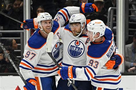 Draisaitl propels Oilers past Kings, into 2nd in Pacific