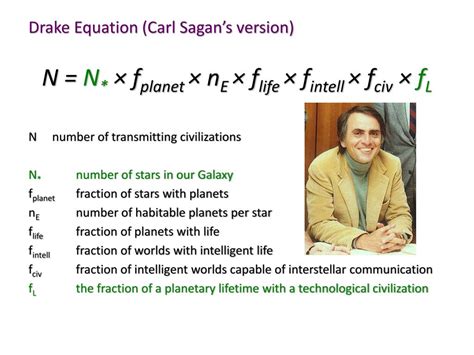 Drake equation carl sagan biography