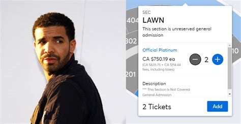 Drake fans unhappy with ticket prices at upcoming Toronto shows