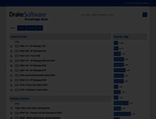 Drake Software Knowledge Base – When issues with Drake Software program and tax laws arise, immediate updates are posted to the Drake Software Knowledge Base. Access the Drake Software Knowledge Base from kb.drakesoftware.com. The Drake Software Knowledge Base advises on how to fix problems and specific data entry solutions. Many of the most ... . Drake knowledgebase