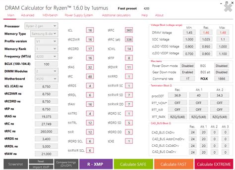 Dram calculator am5.  Quote Ryzen version 1.  Fast, accurate, and beginne...