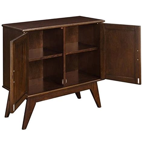 Draper Solid Wood 32" MidCentury Modern Low Storage Cabinet