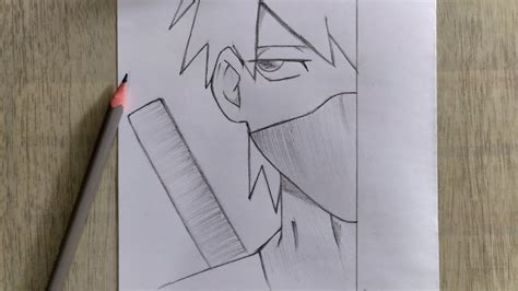 Draw, Como dibujar a kakashi facil paso a paso dibujar anime