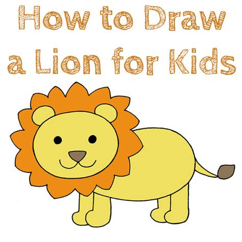 Draw A Lion Easy