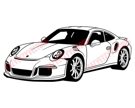 Draw A Porsche 911