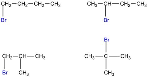 Draw All The Structural Isomers For The Molecular Formula C4h9br