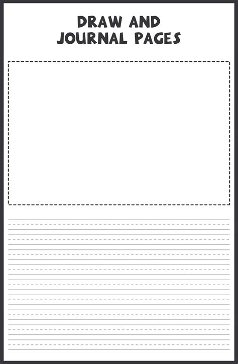 Draw And Journal Pages Printable