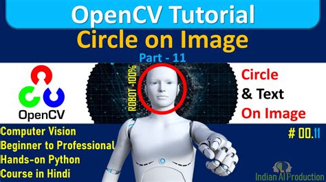 Draw Circle, Print Text On An Image OpenCV Tutorial