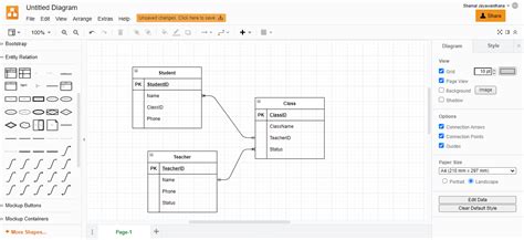 Draw Er Diagram From Database Jones Miltarthe
