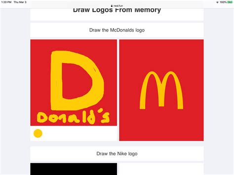 Draw Logos From Memory Game