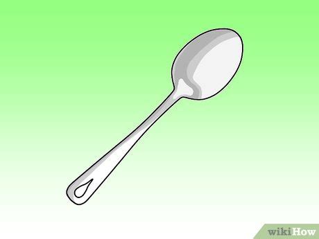 Draw On Spoon And Put In Water