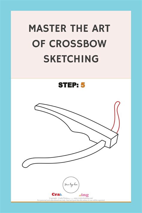Draw a Crossbow for Beginners Step by Step with Free Crossbow Printable