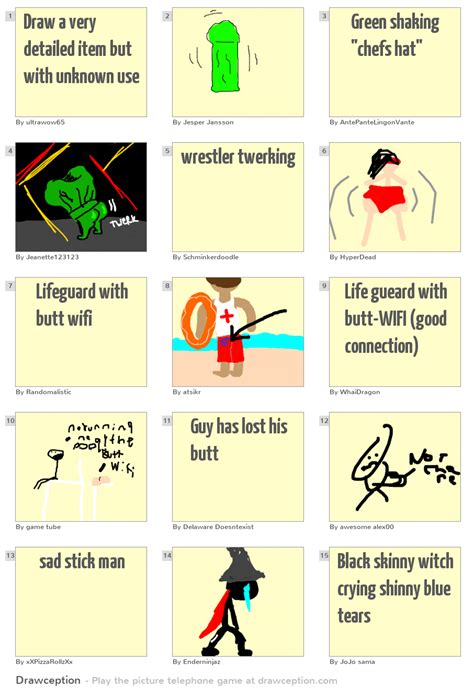 Draw a very detailed item but with unknown use Drawception