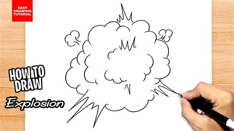 Draw simple explosion tutorial drawing YouTube