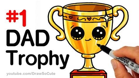 Watch How To Draw A Trophy For Father’s Day. Learn how to draw a trophy for Father’s Day! Don’t buy an expensive Father’s Day card, just make one. Your dad will love it even more. Once you finish following along with us, you could continue to add more details to your art. Try drawing some of your dad’s favorite things sticking out of ...