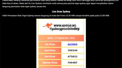 Draw sydney live draw hk. Cara main judi.
