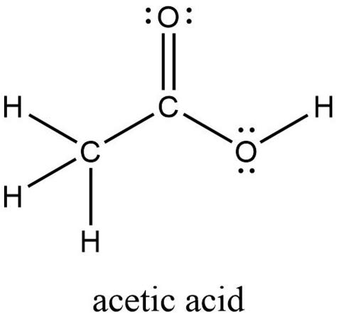 Draw the Lewis structure for acetic acid. Quizlet