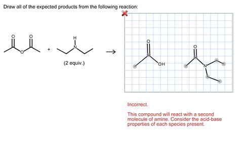 Draw the major products expected from the reaction shown below.