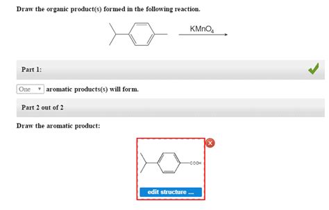 Draw the structure of the aromatic product from the following reaction Home Work Help Learn