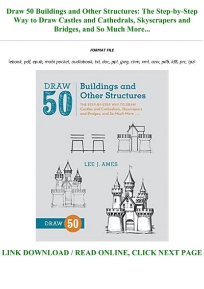 Full Download Draw 50 Buildings And Other Structures The Stepbystep Way To Draw Castles And Cathedrals Skyscrapers And Bridges And So Much More By Lee J Ames
