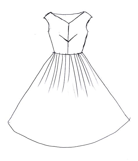 Drawing A Dress