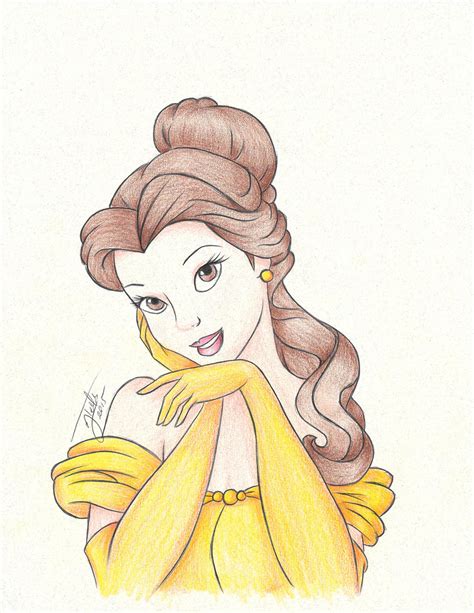 Drawing Belle From Beauty And The Beas