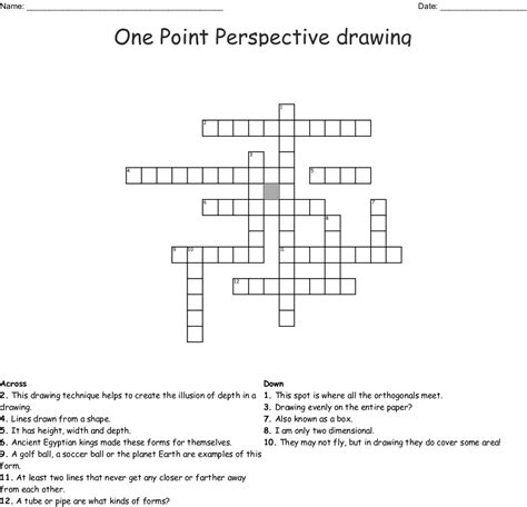Drawing Course Say Crossword