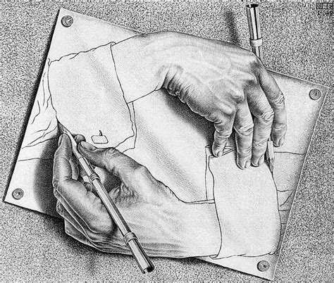 Drawing Hands M C Escher