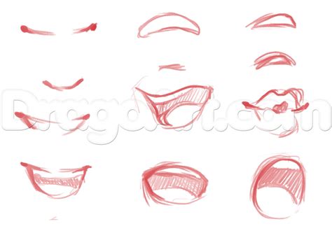 Drawing Mouths Anime