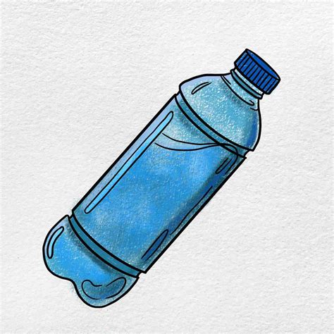 Drawing Of A Bottle Of Water