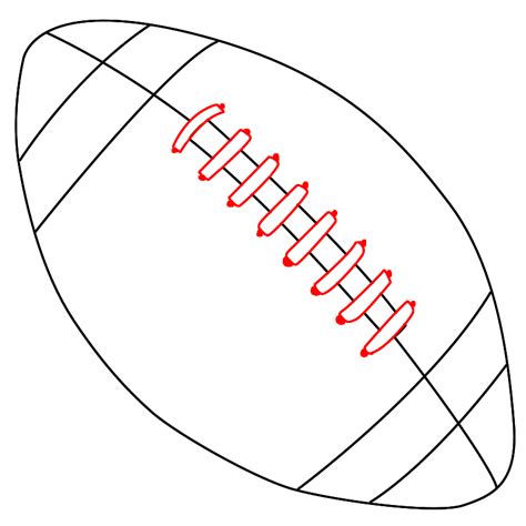 Drawing Of A Footba