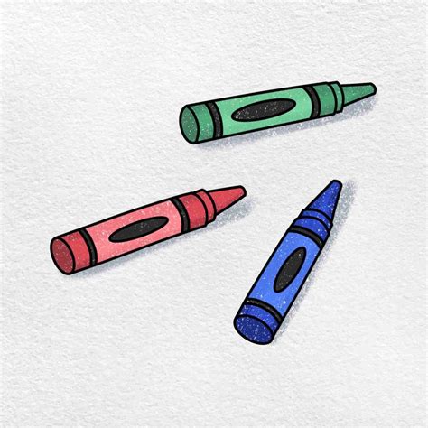 Drawing Of Crayons