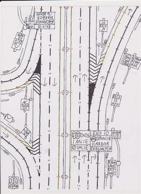 Drawing Of Highway