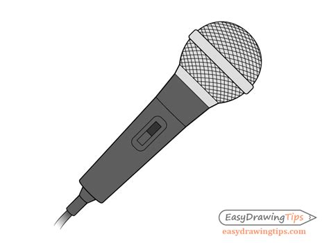 Drawing Of Microphone