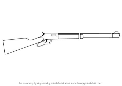 Drawing Of Rifle
