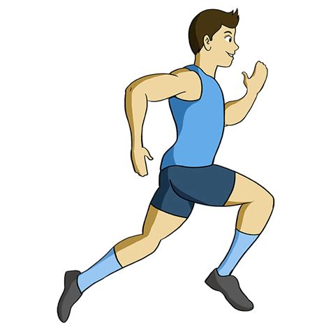Drawing Of Running Man