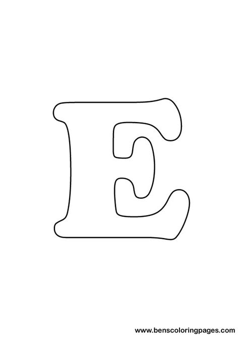 Drawing Of The Letter E