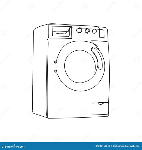 Drawing Of Washer And Dryer