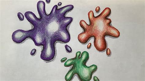Drawing Paint Splats Tutorial YouTube