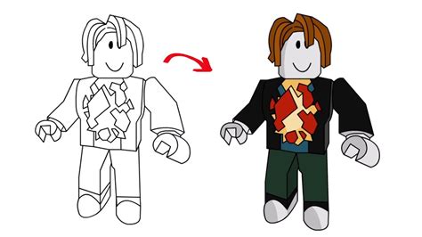 Drawing Roblox Avatars 34 YouTube