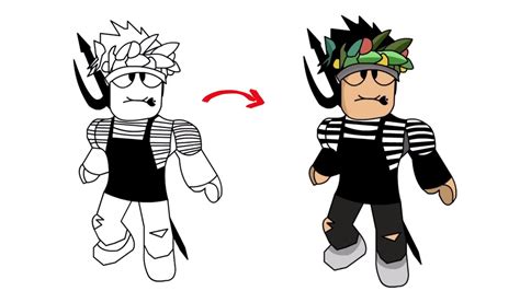 Drawing Roblox Avatars 42 YouTube