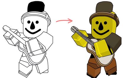Drawing Roblox Avatars 5 YouTube