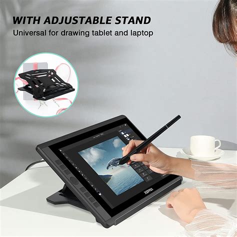 Drawing Tablet with Screen XOPPOX 15.6 Inch 2in1 Graphics Tablet Dra