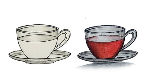 Drawing Tea Cup - Painting Valley