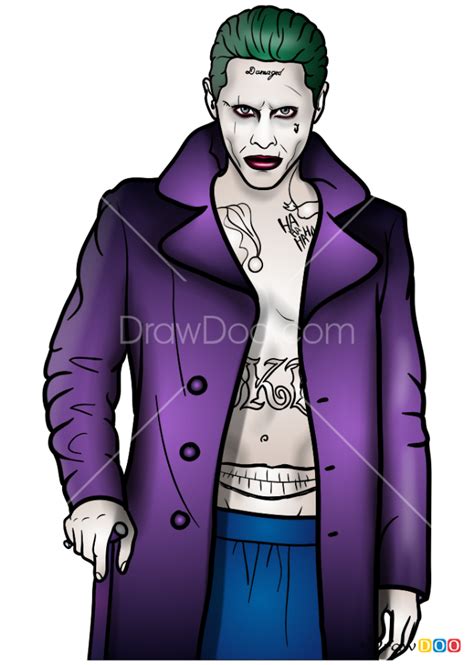 Drawing The Joker Suicide Squad