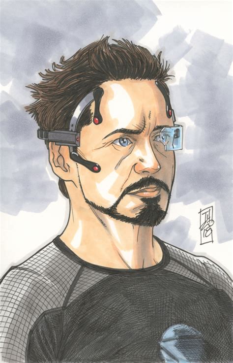 Drawing Tony Stark