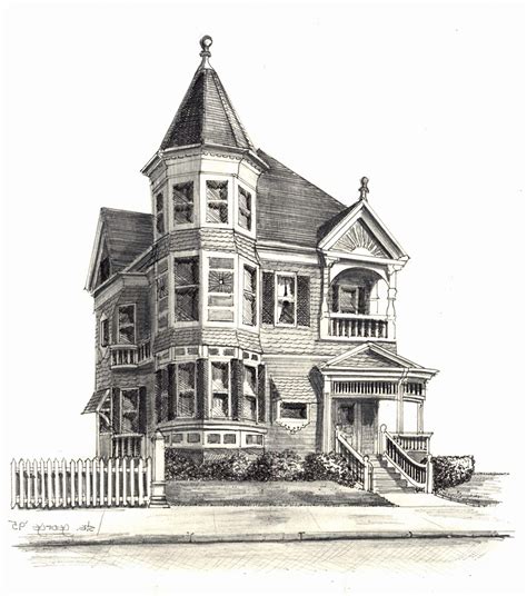 Drawing Victorian House