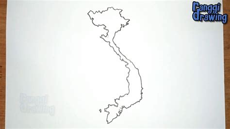 Drawing Vietnam Map Step by Step YouTube
