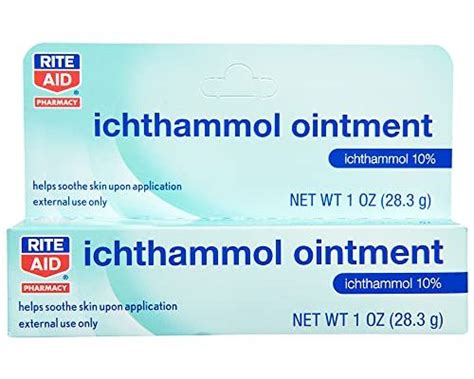 Rite Aid Ichthammol Ointment - 1 Ounce (28.3 g) - 1 Count - 10 Percent Ichthammol Ointment ... 4.7 out of 5 stars 137. 9 offers from …. 